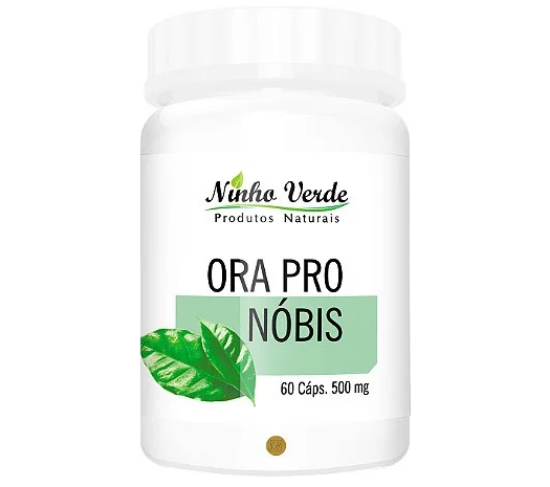 Imagem de Ora Pro Nóbis 500mg 60 Cápsulas - Ninho Verde