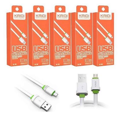 Imagem de Cabo USB Android Carregamento e Dados Kaidi 1m KD305